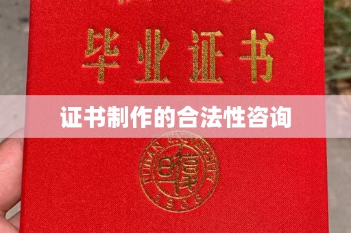 巩留证书制作的合法性咨询