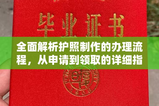 巩留全面解析护照制作的办理流程，从申请到领取的详细指南