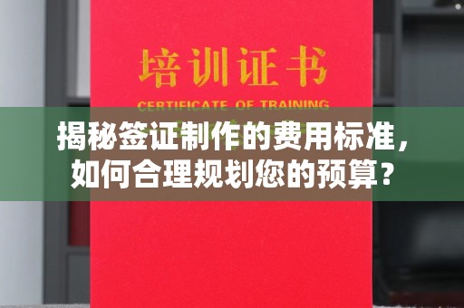 巩留揭秘签证制作的费用标准，如何合理规划您的预算？