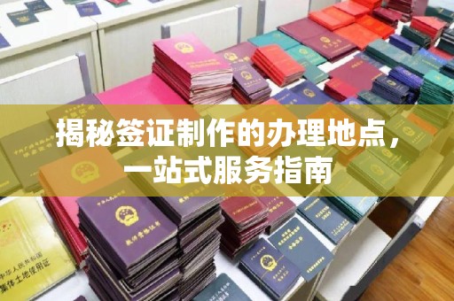 巩留揭秘签证制作的办理地点，一站式服务指南