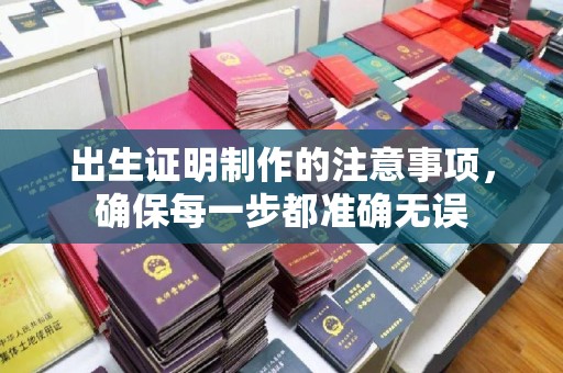 巩留出生证明制作的注意事项，确保每一步都准确无误