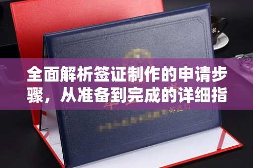 巩留全面解析签证制作的申请步骤，从准备到完成的详细指南